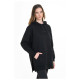 Target Γυναικείο φούτερ Loose Hoodie Side Slits Fleece ''Joyful''